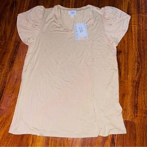 New with tags Lularoe Remi V-Neck Tulip Sleeve Top XS